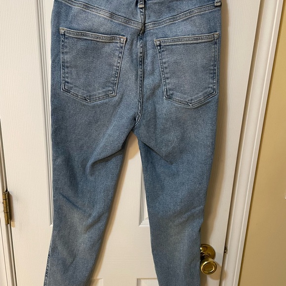 We The Free Sky Blue Ripped Skinny Jeans, Sz 29P (6P) - Picture 3 of 3